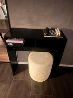 Side Table Hout Zwart, Huis en Inrichting, Tafels | Sidetables, Ophalen, Zo goed als nieuw, 25 tot 50 cm, Rechthoekig