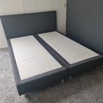 Antraciet Boxspring 160x200 - Gratis af te halen, Huis en Inrichting, Slaapkamer | Boxsprings, Ophalen, Gebruikt, Tweepersoons