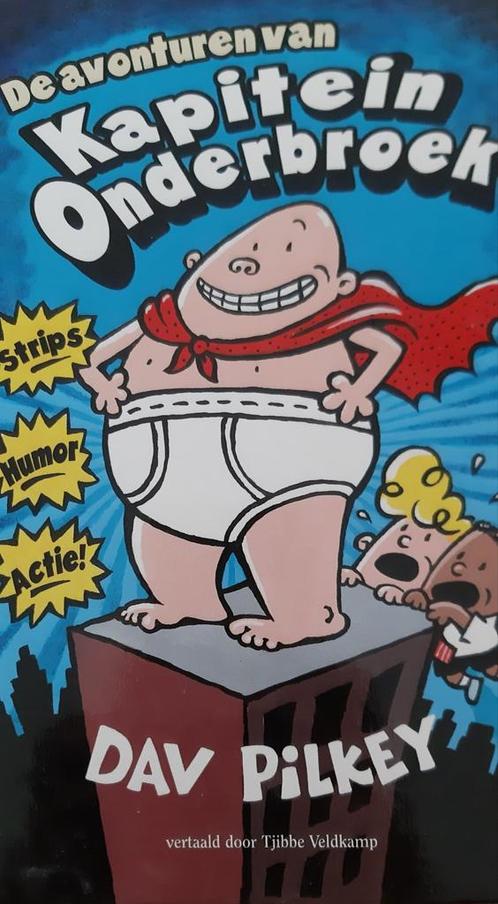 Dav Pilkey  - De avonturen van Kapitein Onderbroek, Boeken, Kinderboeken | Jeugd | onder 10 jaar, Zo goed als nieuw, Ophalen of Verzenden