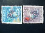 Postzegels Zwitserland 2001 vissen - cw. € 2,50., Postzegels en Munten, Ophalen of Verzenden, Gestempeld