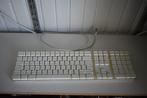 Apple G4 iMac G5 Mac Pro White USB Keyboard W/ 2 USB Model A, Computers en Software, Verzenden, Qwerty, Gebruikt, Bedraad