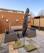 Loungeset met schommelbank, Ophalen, 4 zitplaatsen, Kunststof, Gebruikt