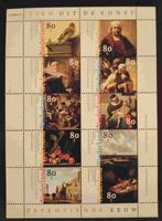 NEDERLAND - velletje Nederlandse schilderkunst 1999, Postzegels en Munten, Postzegels | Nederland, Verzenden, Postfris