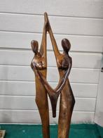 houten sculptuur afrikaans groot, Verzamelen, Beelden en Beeldjes, Ophalen of Verzenden