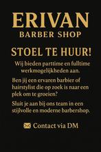 Erivan Barber Shop — Stoel te huur!
 Parttime & fullti, Vacatures, Vacatures | Thuiswerk, 33 - 40 uur, Vanaf 10 jaar, Overige vormen