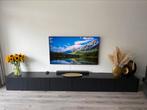 Zwarte tv meubel 180 cm breed, Ophalen, 150 tot 200 cm, Zo goed als nieuw, Minder dan 100 cm