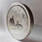 Australie - 30 Dollars 2011 "Rabbit" Lunar II - 1 kg ZILVER, Postzegels en Munten, Edelmetalen en Baren, Ophalen of Verzenden