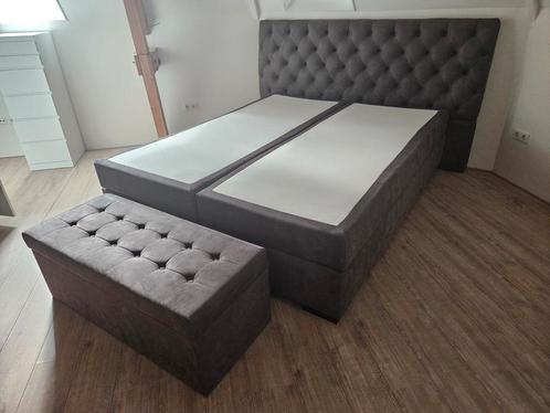 Hoogwaardige boxspring 180x220, Huis en Inrichting, Slaapkamer | Boxsprings, Gebruikt, 180 cm, 220 cm, Tweepersoons, Ophalen