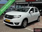 Dacia Sandero 0.9 TCe Lauréate met dak dragers en airco, Voorwielaandrijving, Stof, Gebruikt, Zwart