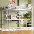 Nieuwe Hoogslaper 140x200 met Bureau, Ophalen, Hoogslaper, 160 tot 180 cm, Nieuw