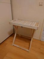 Houten butlertray in white wash, Huis en Inrichting, Tafels | Sidetables, Ophalen, Gebruikt, 50 tot 100 cm, Overige houtsoorten