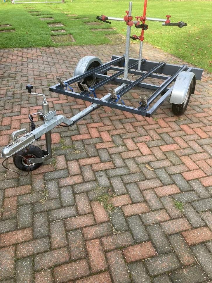 Aanhanger voor vervoer fietsen, Fietsen en Brommers, Fietsaccessoires | Aanhangers en Karren, Gebruikt, Overige typen, 80 kg of meer