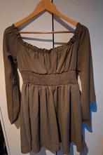 mini-jurk SHEIN|khaki/mosgroene| L, Maat 42/44 (L), Nieuw, Ophalen of Verzenden, Korte mouw