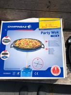 Partygas wok /Campingaz /skottelbraai, Caravans en Kamperen, Ophalen, Zo goed als nieuw