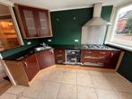 Bruynzeel keuken parallelopstelling met inbouwapparatuur, Huis en Inrichting, Keuken | Complete keukens, Ophalen, Gebruikt, Bruin