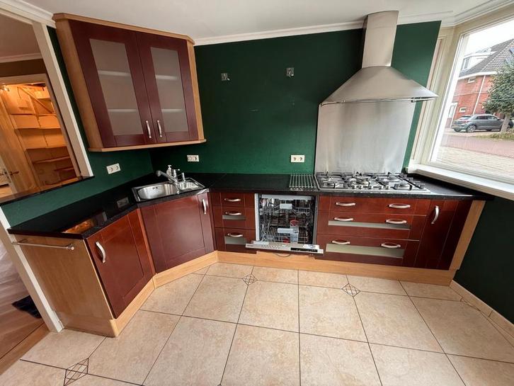 Bruynzeel keuken parallelopstelling met inbouwapparatuur, Huis en Inrichting, Keuken | Complete keukens, Gebruikt, Dubbelwandige keuken