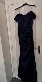 Abiye, Kleding | Dames, Jurken, Blauw, Zo goed als nieuw, Onder de knie, Ophalen