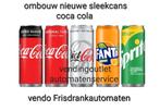 Ombouw nieuwe sleekcans coca cola, Verzamelen, Automaten | Overige, Ophalen of Verzenden