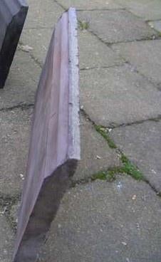 7,20m Originele antieke plinten 24 stuks roodbruin 30cmx14cm, Doe-het-zelf en Verbouw, Plinten en Afwerking, Ophalen, Overige materialen
