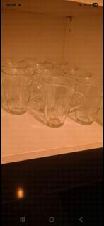 Glazen thee bekers (12 stuks), Huis en Inrichting, Keuken | Servies, Ophalen of Verzenden, Glas, Overige stijlen, Glas of Glazen