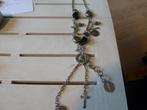 Hals ketting Paris sieraad  van metaal, Sieraden, Tassen en Uiterlijk, Ophalen of Verzenden, Zo goed als nieuw, Zilver, Overige materialen