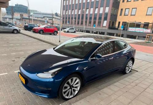 Tesla Model 3 2019 Blauw standard range, Auto's, Tesla, Particulier, Model 3, Elektrisch, Sedan, Automaat, Origineel Nederlands