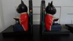 Set boekensteunen : Lezende katten / kat / lezen, Ophalen of Verzenden, Gebruikt