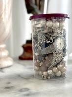 Mystery jar vintage sieraden ( zilver thema ), Sieraden, Tassen en Uiterlijk, Antieke sieraden, Ophalen of Verzenden, Overige materialen