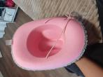 Roze cowboyhoed met kroon, Kleding | Dames, Ophalen of Verzenden, Zo goed als nieuw, One size fits all