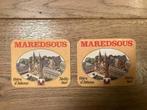 Maredsous Bier Viltjes - Set van 2, Ophalen, Gebruikt, Viltje(s), Overige merken