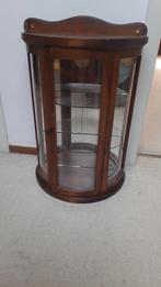 Klein Oud Glazen Kabinet/Hoekkastje, Ophalen of Verzenden