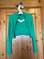 Vest groen rits Bershka S, Zo goed als nieuw, Maat 36 (S), Groen, Bershka