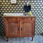 Leuke eikenhouten commode/dressoir, Ophalen, Zo goed als nieuw, Minder dan 50 cm, 105 cm of meer