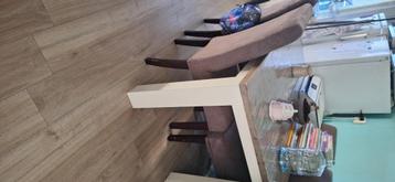 Tafel met stoelen " MOET WEG " beschikbaar voor biedingen