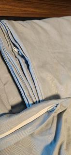Ikea Gulltörel dekbedovertrek 200x200 grijs/blauw + 2 slopen, Dekbedovertrek, Tweepersoons, Ophalen of Verzenden, Zo goed als nieuw