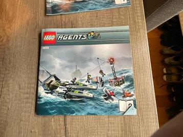 Lego Agents 8633 Speedboat Rescue beschikbaar voor biedingen