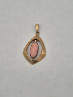 Vintage Hanger met Roze Steen, 4 tot 7 cm, Gebruikt, Verzenden, Met edelsteen