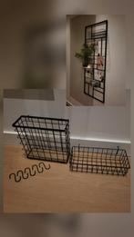 Metalen manden en haken voor wandrek, Huis en Inrichting, Woonaccessoires | Wandplanken en Boekenplanken, Ophalen of Verzenden