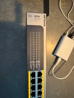 Netgear JGS524PE 24-poorts PoE switch, Computers en Software, Ophalen of Verzenden, Zo goed als nieuw
