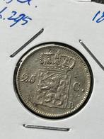 25 cent 1824B, Postzegels en Munten, Munten | Nederland, Koning Willem I, Zilver, Ophalen of Verzenden, Losse munt