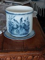 Te  bloempot  societe ceramique  Oiseaux, Antiek en Kunst, Ophalen of Verzenden
