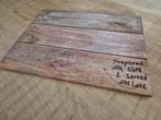 Rivièra Maison houten placemat Porter 6 stuks, Huis en Inrichting, Woonaccessoires | Onderzetters, Ophalen, Gebruikt, Bord