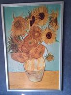 Canvas schilderij Zonnebloemen. 118 x 78, Antiek en Kunst, Ophalen