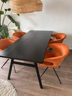 Zuiver Seth Eettafel hongaarse punt visgraat, Huis en Inrichting, Ophalen, Gebruikt, 50 tot 100 cm, 150 tot 200 cm