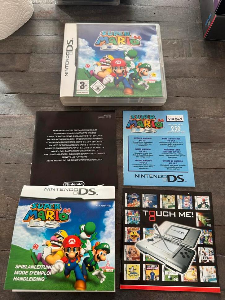 Super Mario 64 DS - Handleiding Gescheurd, Spelcomputers en Games, Games | Nintendo DS, Gebruikt, Platform, 1 speler, Vanaf 3 jaar