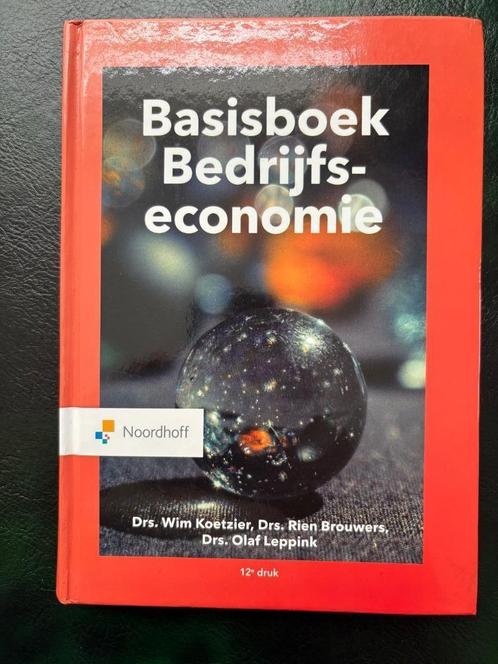 Basisboek bedrijfseconomie Twaalfde druk, Boeken, Studieboeken en Cursussen, Zo goed als nieuw, HBO, Ophalen of Verzenden
