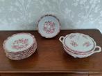 Prachtig servies Theresia rood, Antiek en Kunst, Verzenden