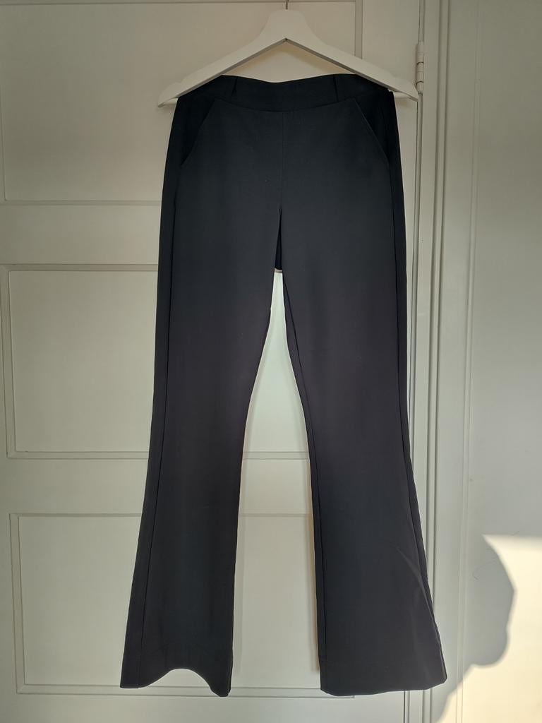Studio Anneloes Flair Trousers Bonded zwart XXS, Zwart, Ophalen of Verzenden, Zo goed als nieuw, Maat 34 (XS) of kleiner