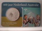 5 Euro munt, 400 jaar Nederland Australië  2006, Setje, Koningin Beatrix, Zilver, Euro's