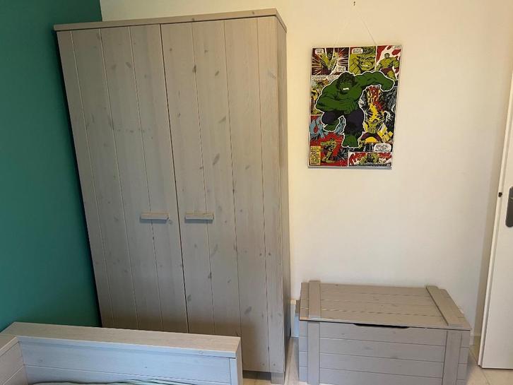 Woood kinderkamer Dennis grijs, Kinderen en Baby's, Kinderkamer | Complete kinderkamers, Gebruikt, Jongetje of Meisje, Ophalen